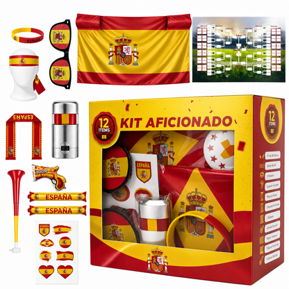 World Cup fans cheering for Brazil, Spain, and Mexico
