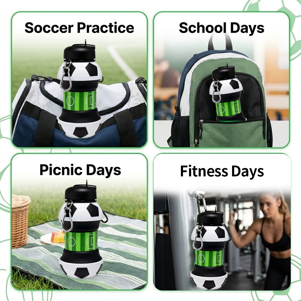 Soccer Water Bottle – Outdoor Sports