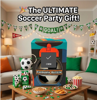 Soccer Water Bottle – Outdoor Sports